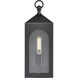 Bratton 1 Light 16 inch Powder Coated Black Outdoor Wall Sconce